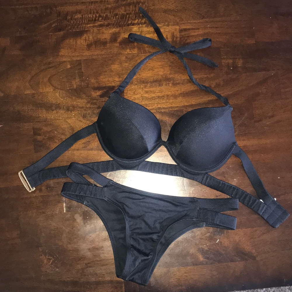 Victoria Secret Black Bikini 32D & Small